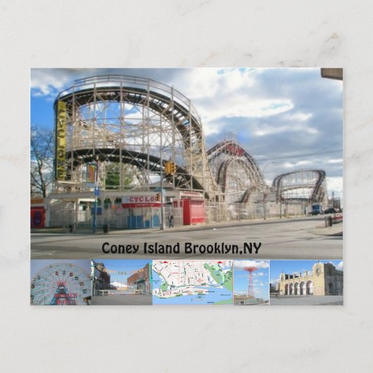 Coney Island Briefkaart (Voorkant)