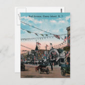 Coney Island Briefkaart (Voorkant / Achterkant)