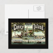 Coney Island Briefkaart (Voorkant / Achterkant)