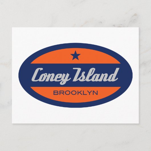 Coney Island Briefkaart (Voorkant)
