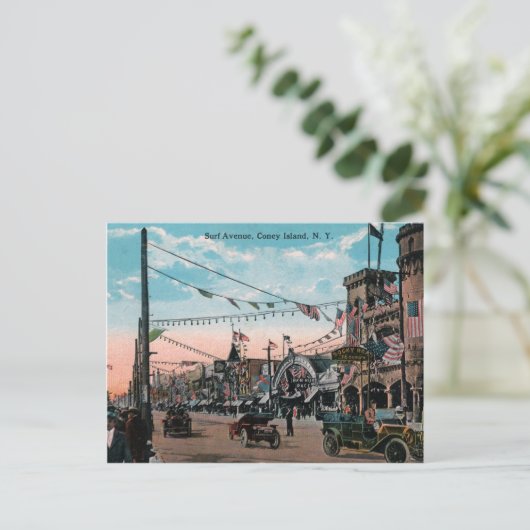 Coney Island Briefkaart (Staand voorkant)