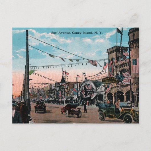 Coney Island Briefkaart (Voorkant)