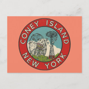 Coney Island, Briefkaart van New York