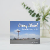 Coney Island, Brooklyn N.Y. Briefkaart (Staand voorkant)