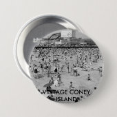 CONEY ISLAND-BUTTON RONDE BUTTON 7,6 CM (Voorkant /achterkant)