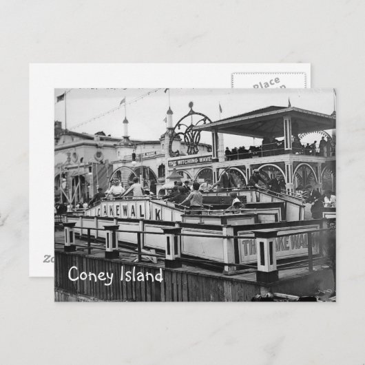 Coney Island Cake Walk Briefkaart  Afbeelding (Voorkant / Achterkant)