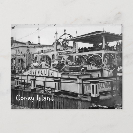 Coney Island Cake Walk Briefkaart  Afbeelding (Voorkant)