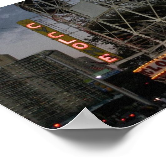 Coney Island Cyclone Poster (Hoek)