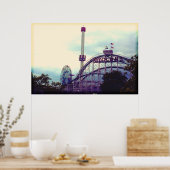 Coney Island Cyclone Poster (Keuken)