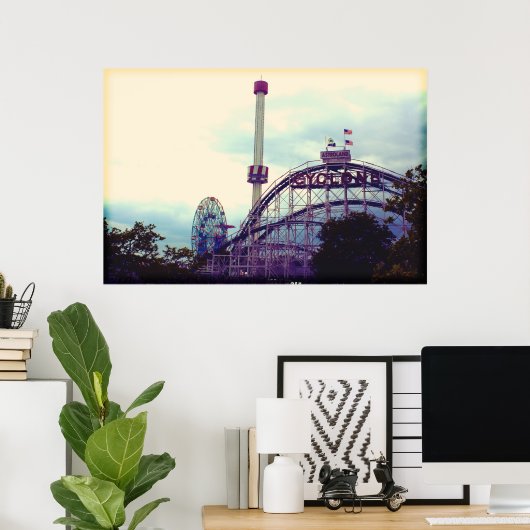 Coney Island Cyclone Poster (Thuiskantoor)
