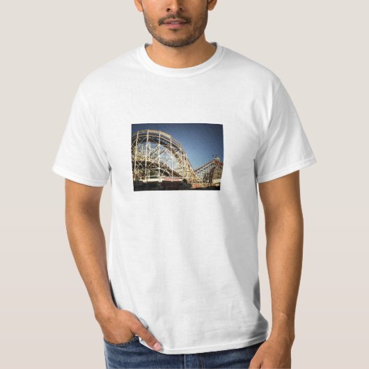 Coney Island Cyclone Roller Onderzetter, Brooklyn T-shirt (Voorkant)