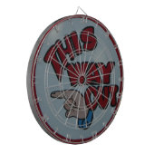 Coney Island Dart Board Dartbord (Voorkant Links)