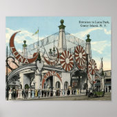 Coney Island, entree,  geïnspireerd Poster (Voorkant)