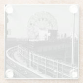Coney Island Glazen Onderzetter (Achterkant)