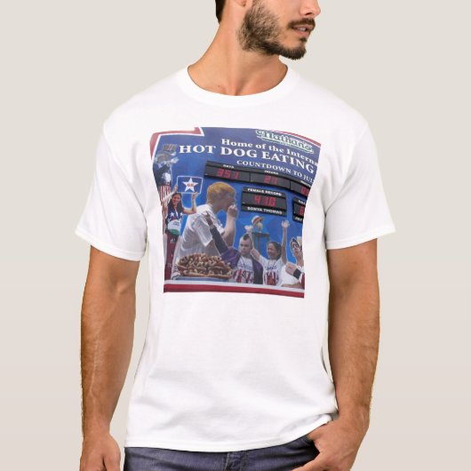 Coney Island Hot Dog T-shirt (Voorkant)