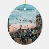 Coney Island Keramisch Ornament (Links)