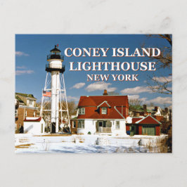 Coney Island Lighthouse, New York Briefkaart