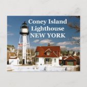 Coney Island Lighthouse, New York Briefkaart (Voorkant)