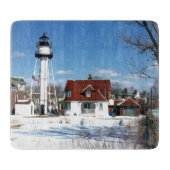 Coney Island Lighthouse, New York Cutting Board Snijplank (Voorkant)