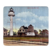Coney Island Lighthouse, New York Cutting Board Snijplank (Voorkant)