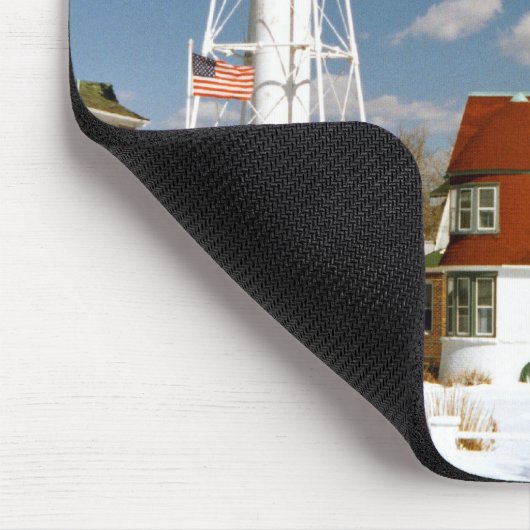 Coney Island Lighthouse, New York Mousepad Muismat (Hoek)