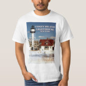 Coney Island Lighthouse, New York T-Shirt (Voorkant)