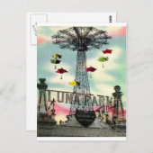 Coney Island Luna Park Amusement park Brooklyn Briefkaart (Voorkant / Achterkant)