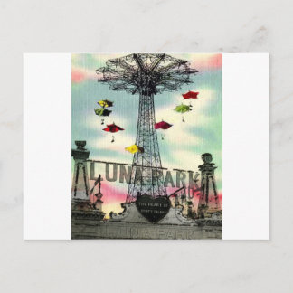 Coney Island Luna Park Amusement park Brooklyn Briefkaart