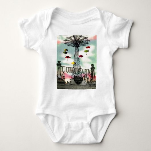 Coney Island Luna Park Amusement park Brooklyn Romper (Voorkant)