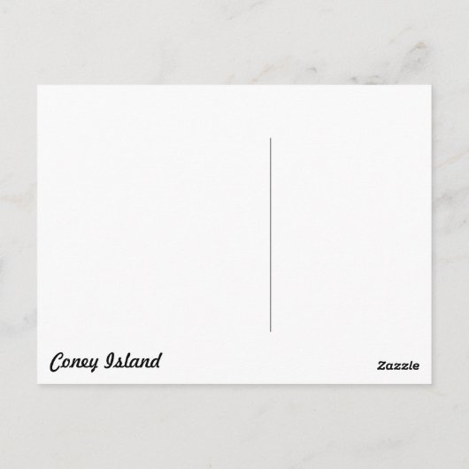  Coney Island, Luna Park Briefkaart (Achterkant)