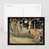 Coney Island, Luna Park, Moonlight,  Briefkaart (Voorkant / Achterkant)