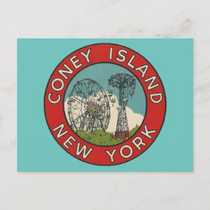 Coney Island, New York Briefkaart