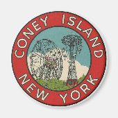 Coney Island, New York Magnet (Voorkant)