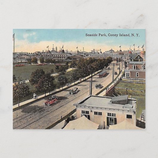 Coney Island, New York, Seaside Park,  Briefkaart (Voorkant)