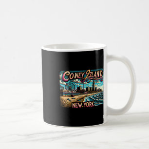Coney Island New York Travel Summer Family Vakanti Koffiemok