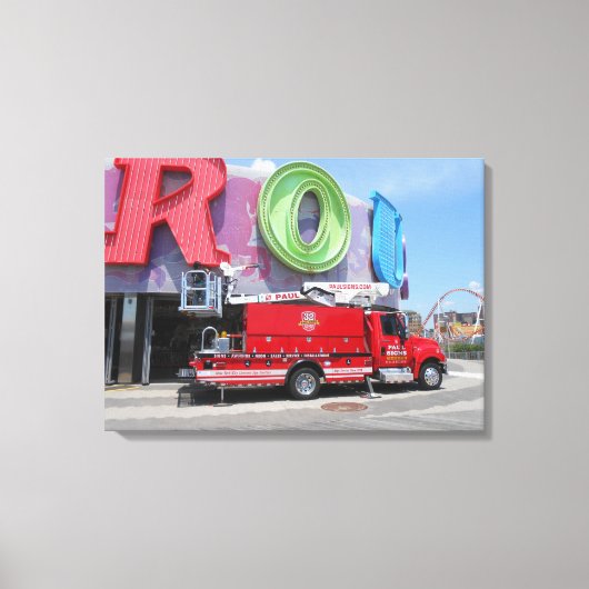 Coney Island, New York, Verenigde Staten Canvas Afdruk (Voorkant)