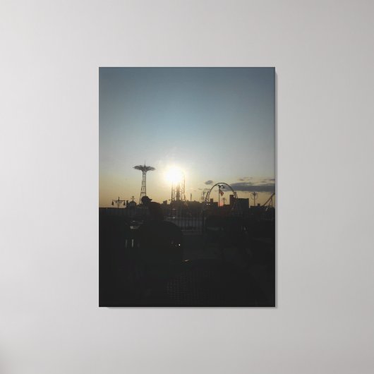 Coney Island, New York, Verenigde Staten Canvas Afdruk (Voorkant)
