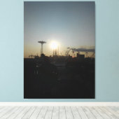 Coney Island, New York, Verenigde Staten Canvas Afdruk (Insitu (Houten vloer))