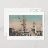 Coney Island, NY - Dreamweaver Ride Briefkaart (Voorkant / Achterkant)