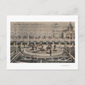 Coney Island, NY - Luna Park Circus Act Briefkaart (Voorkant)