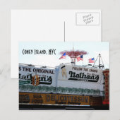 Coney Island, NYC Briefkaart (Voorkant / Achterkant)