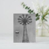 Coney Island Parachute Jump Briefkaart (Staand voorkant)