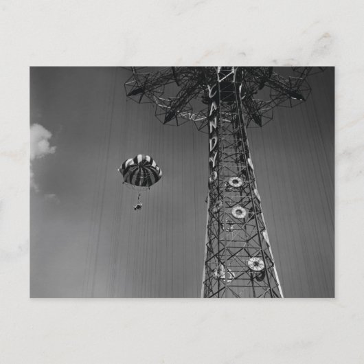 Coney Island Parachute Jump Briefkaart (Voorkant)