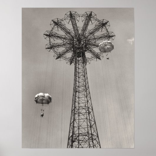 Coney Island Parachute Jump Poster (Voorkant)