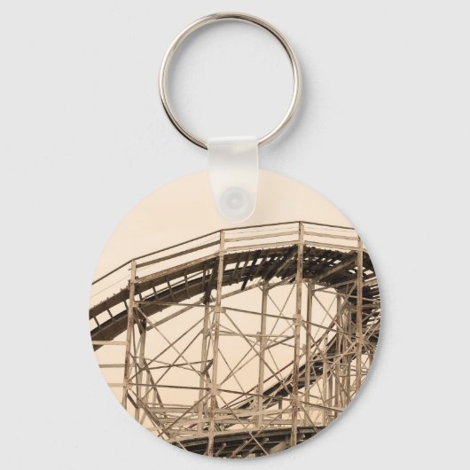Coney Island Roller Onderzetter Sleutelhanger (Voorkant)