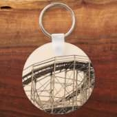 Coney Island Roller Onderzetter Sleutelhanger (Voorkant)