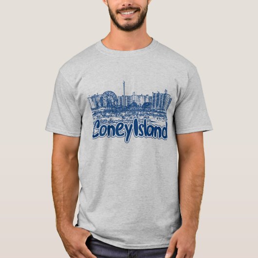 CONEY ISLAND SHIRTEN T-SHIRT (Voorkant)