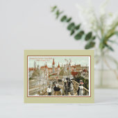 Coney Island Shooting the Chutes in Luna Park Briefkaart (Staand voorkant)