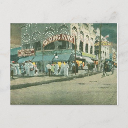 Coney Island Surf Avenue Briefkaart (Voorkant)
