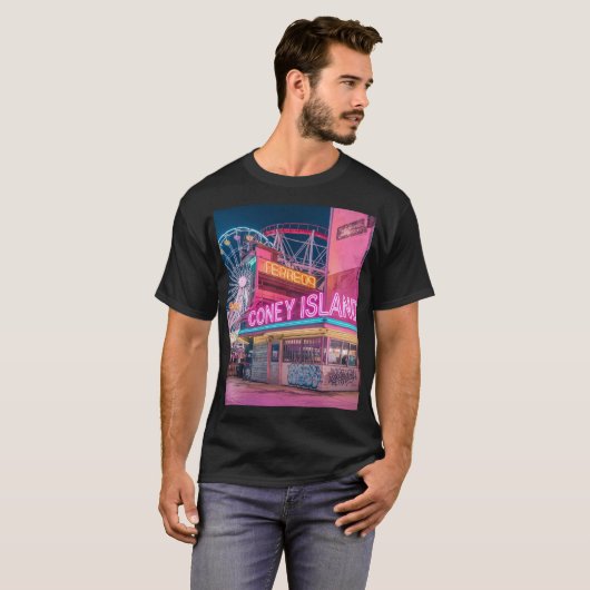 Coney Island T-shirt (Voorkant volledig)